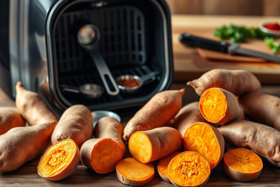 Airfryer batata doce crocante e fácil eco receita!