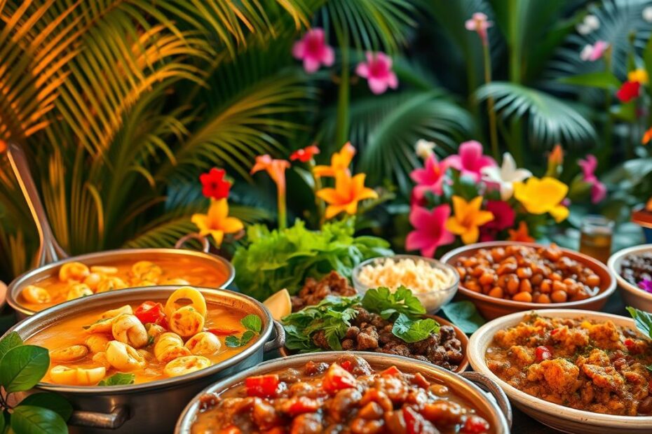 Brasil tropical moqueca, feijoada e sabores brasileiros