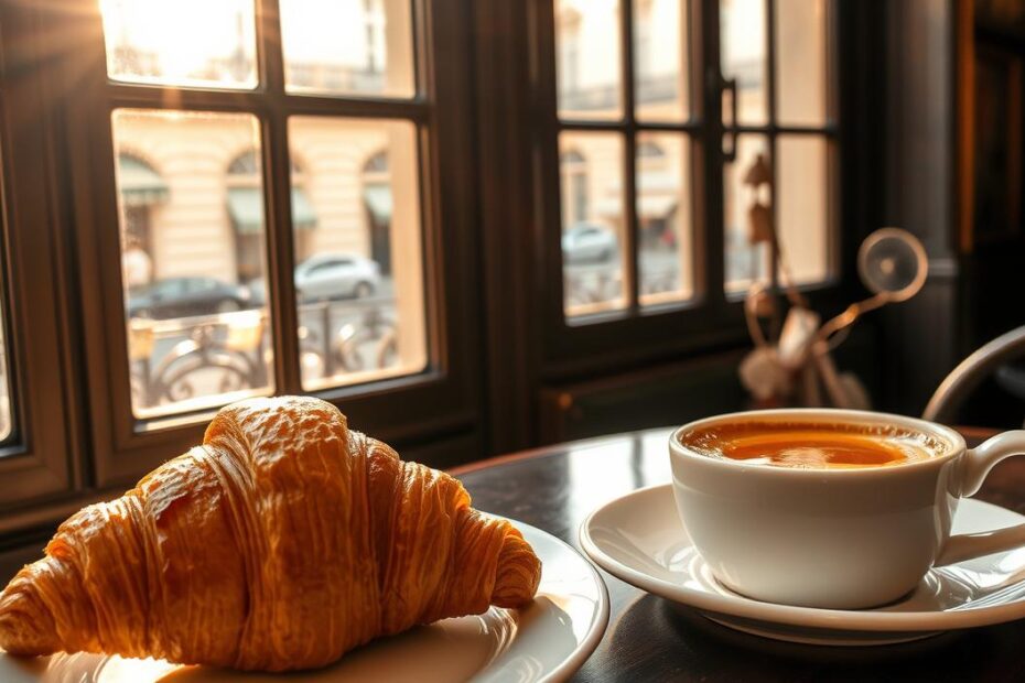 França charmosa croissant, crème brûlée e clássicos franceses