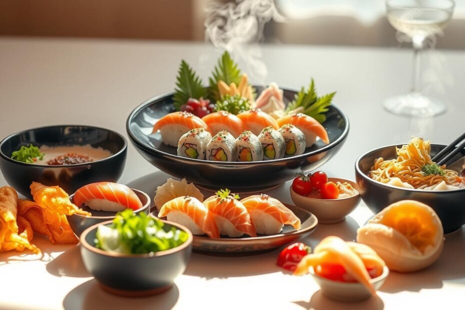 Japão delicioso sushi, ramen e sabores orientais 2025
