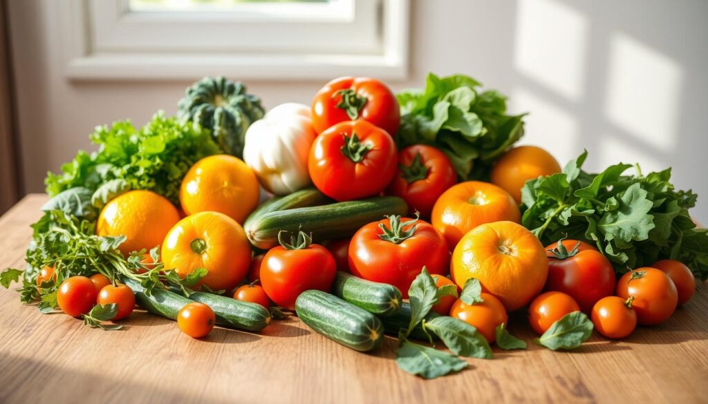 frutas e vegetais frescos frutas e vegetais frescos