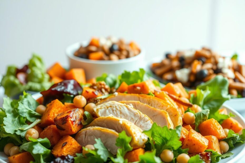 Minha receita de salada proteica com feijão