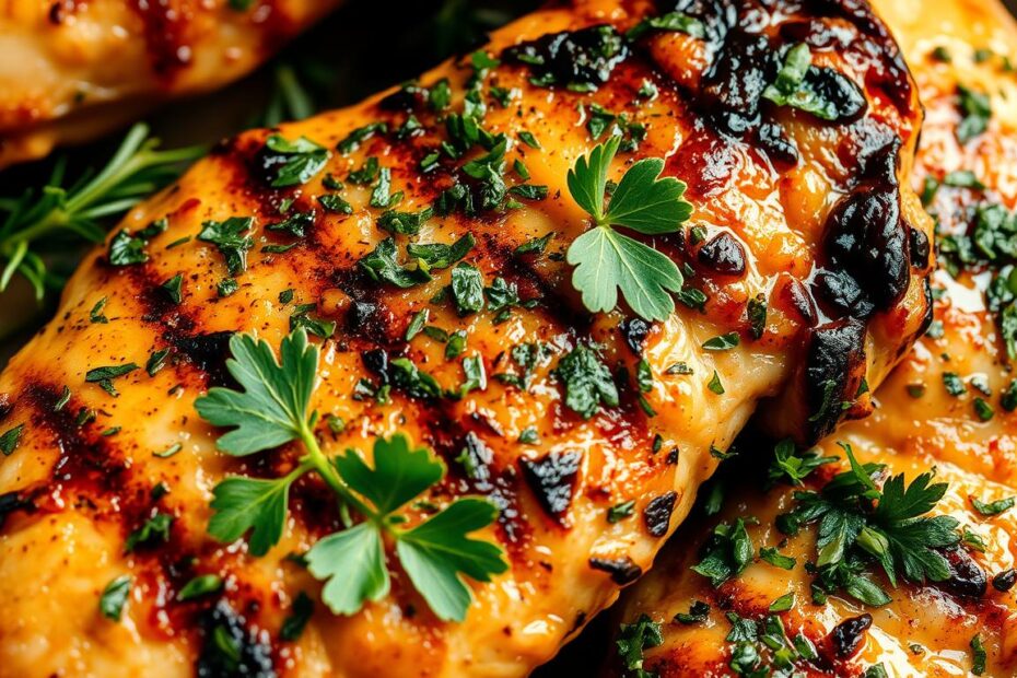 Frango grelhado com ervas passo a passo para preparar