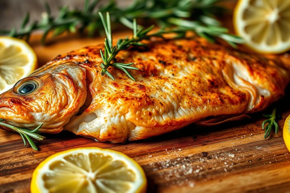 Receita de peixe ao forno com limão e alecrim