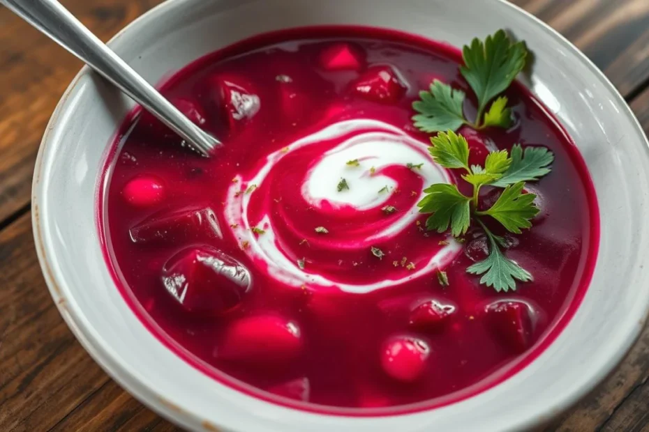 Receita Fácil de Sopa de Beterraba Colorida e Cheia de Nutrientes