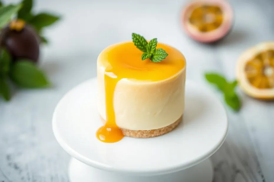 Mousse de maracujá sobremesa refrescante e fácil