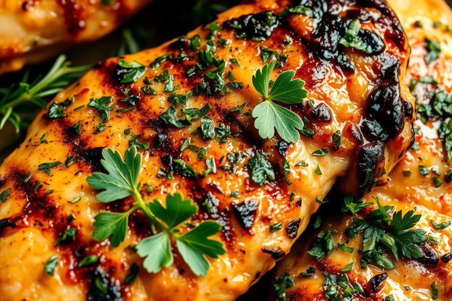 Frango grelhado com ervas passo a passo para preparar