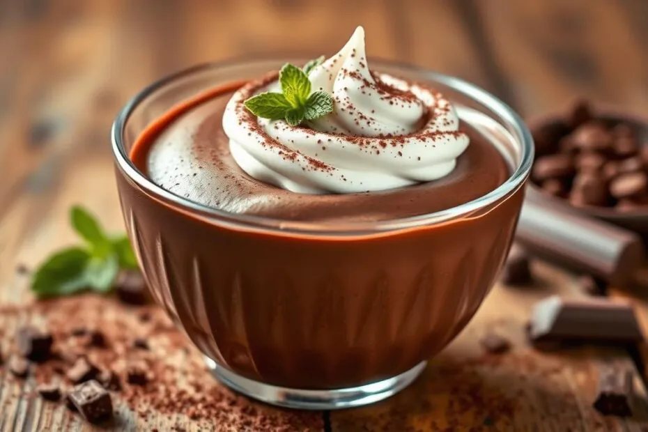 Receita de fazer o delicioso mouse de chocolate